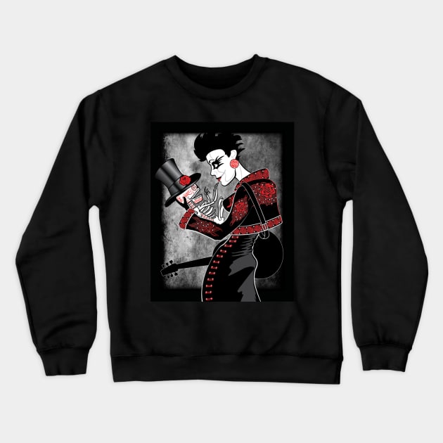 Day of the Dead Mariachi Mama Crewneck Sweatshirt by SunnyDaysNH